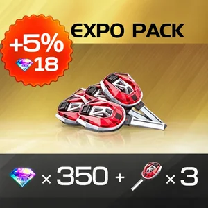 Expo Pack (350 Gems + 3 Ruby Key)