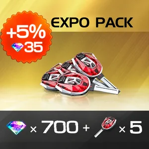 Expo Pack (700Gems + 5 Ruby Key)