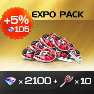 Expo Pack (2100 Gems + 10 Ruby Key)